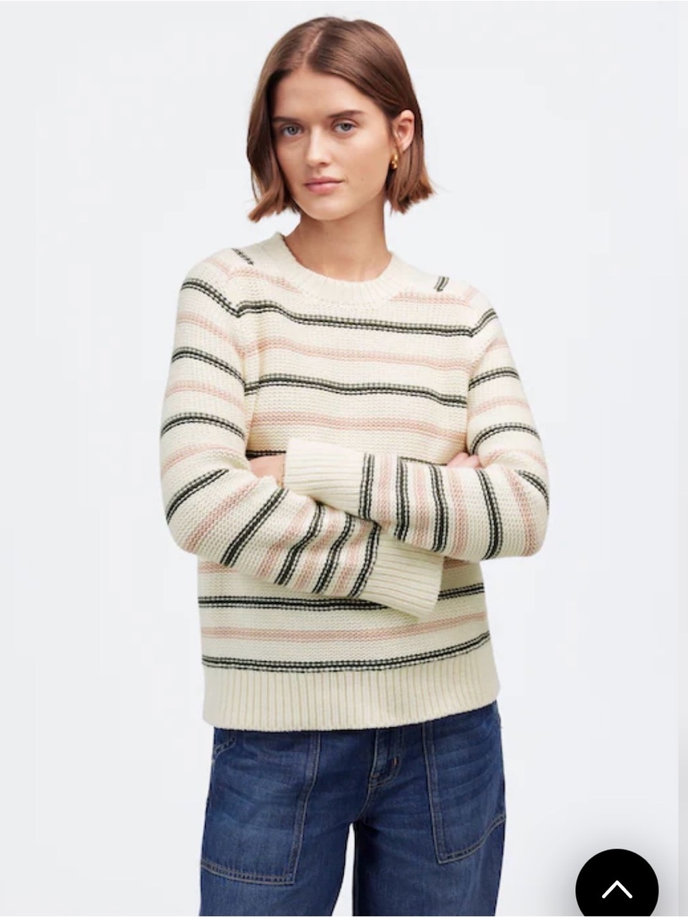 Madewell cotton crewneck sweater